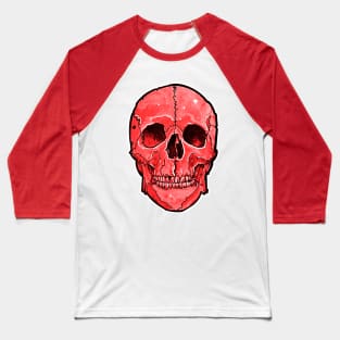 big blood red skull Baseball T-Shirt